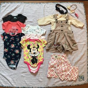 Baby Girl Clothes Bundle 3-12m🌱